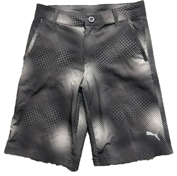 𝅺puma Grey Youth Boy’s Size 8 Hybrid Shorts in EUC - Picture 1 of 5